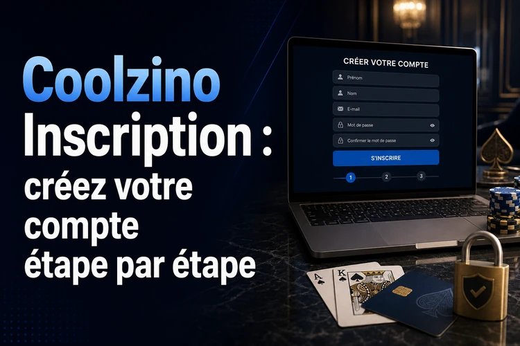 Coolzino Inscription: créez votre compte étape par étape