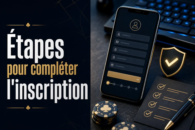Étapes pour compléter l'inscription