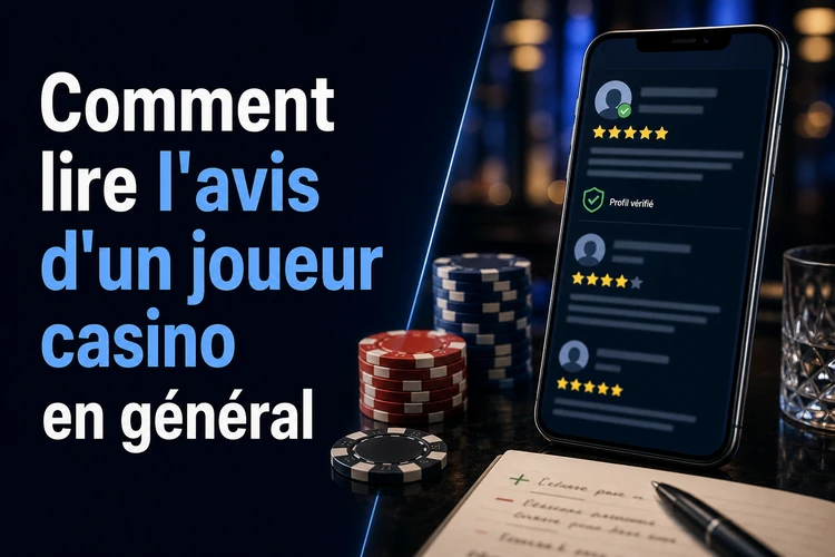 Comment lire l'avis d'un joueur casino en général